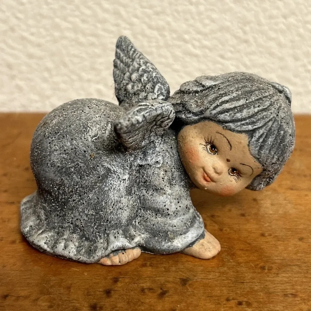 Baby GIRL Angel Ceramic 3.75